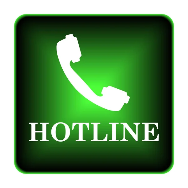 Ícone hotline — Fotografia de Stock