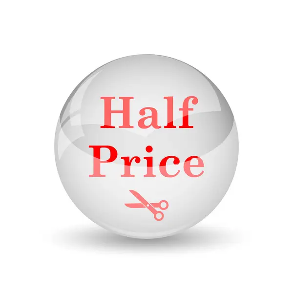 Half price icon — Stock Photo, Image