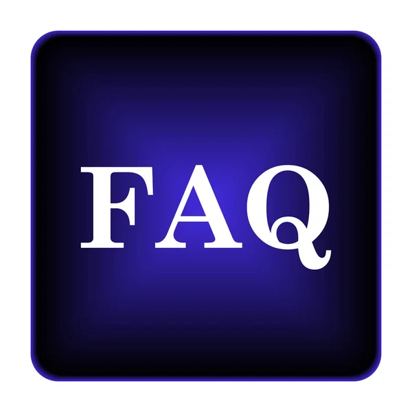 FAQ-pictogram — Stockfoto