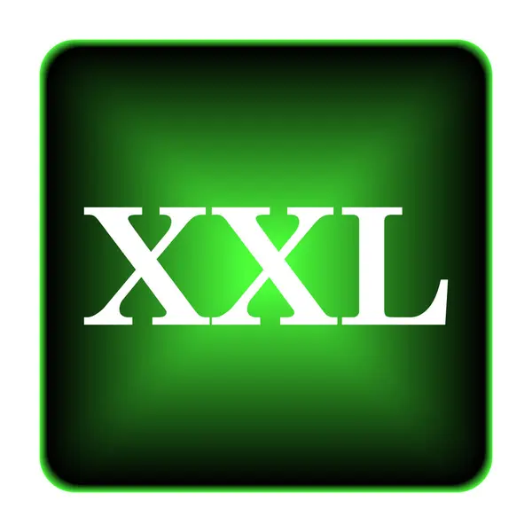 Ícone Xxl Botão Internet Fundo Branco — Fotografia de Stock