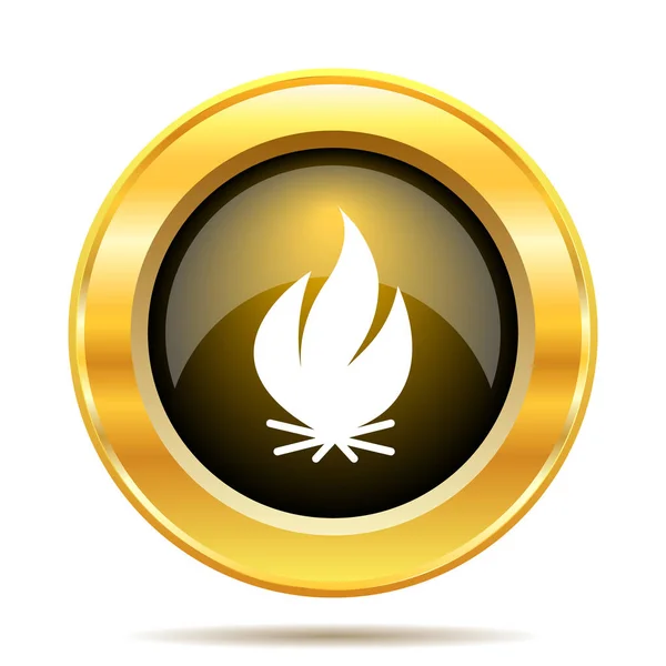 Fire icon — Stock Photo, Image