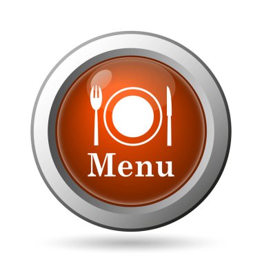 Menü simgesini. Beyaz arka plan üzerinde Internet düğmesi