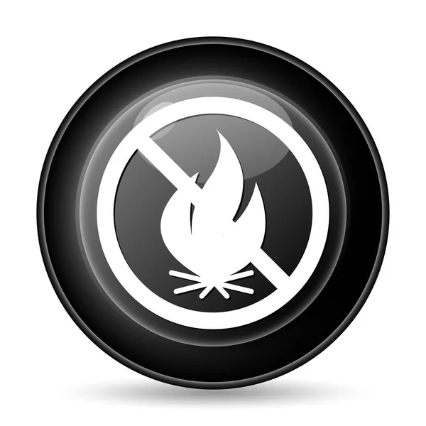 Fire forbidden icon — Stock Photo, Image