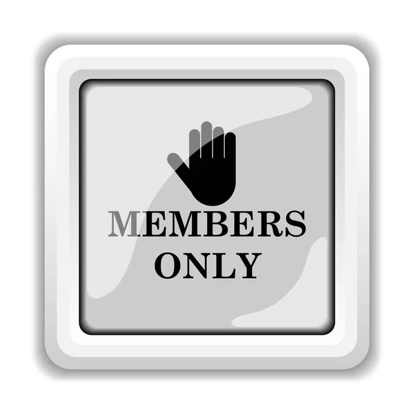 Members only icon — Stock Photo, Image