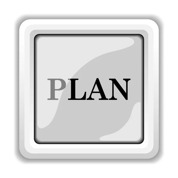 План Значок Інтернет Кнопки Білому Тлі — стокове фото