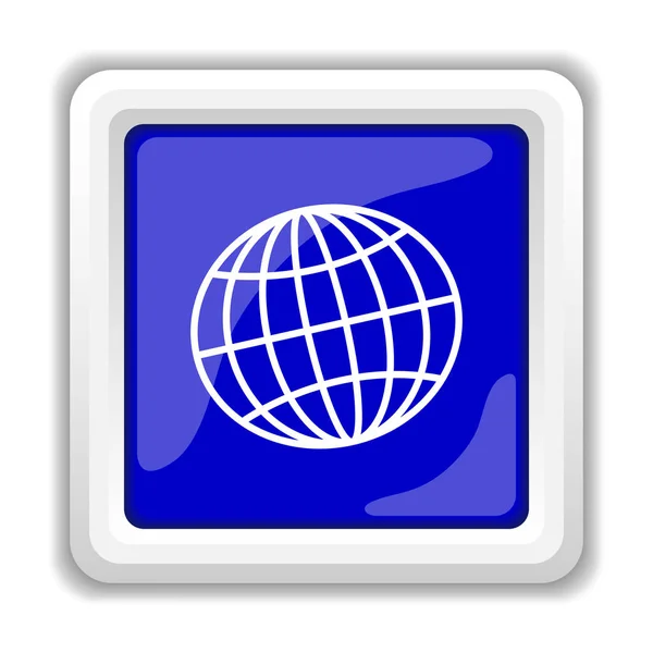 Globo icono — Foto de Stock