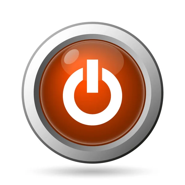 Ícone de botão de energia — Fotografia de Stock