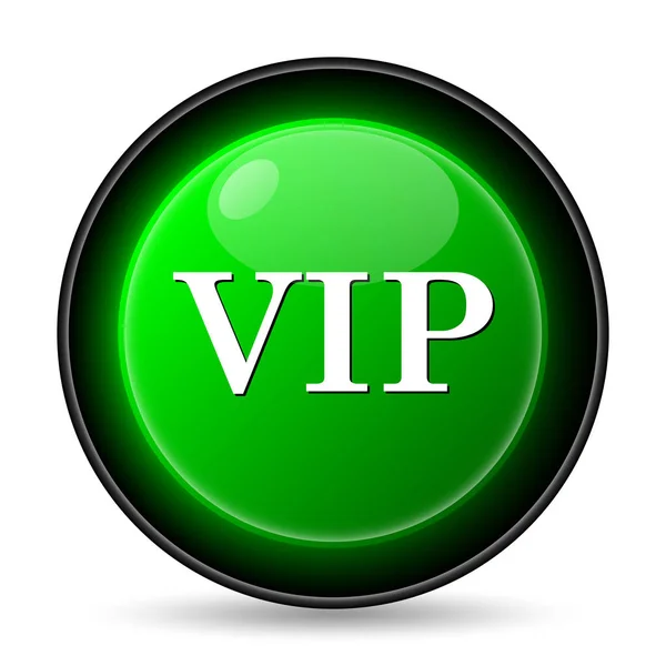 Vip Pictogram Internet Knop Witte Achtergrond — Stockfoto