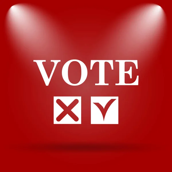 Icono de voto — Foto de Stock