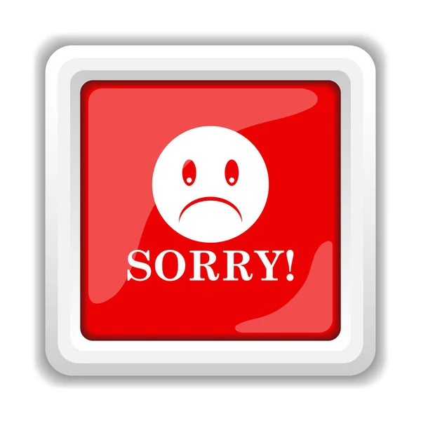 Sorry icon — Stock Photo, Image