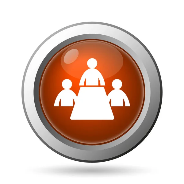 Meeting Room Icon Internet Button White Background — Stock Photo, Image