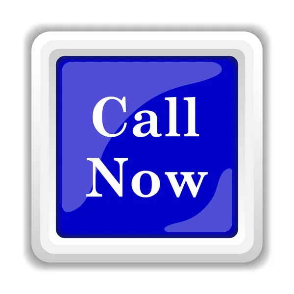 Call Now Icon Internet Button White Background — Stock Photo, Image