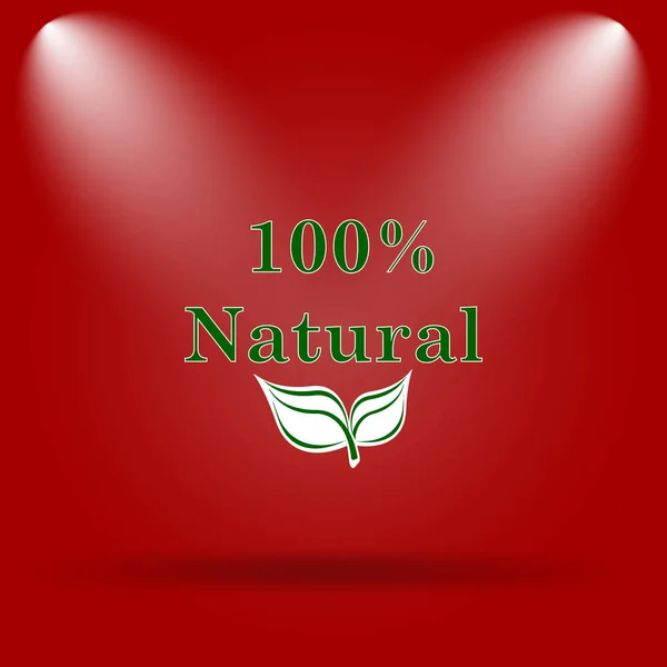 100 Prozent natürliche Ikone — Stockfoto