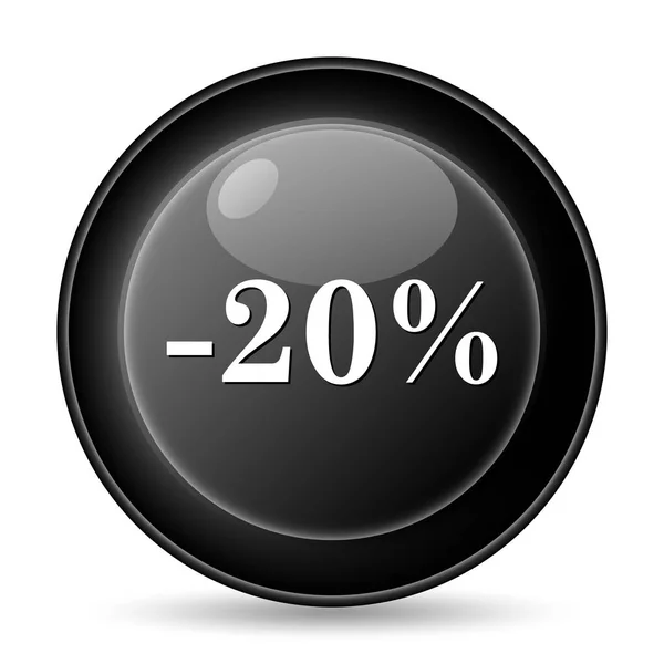 20 procent rabatt ikonen — Stockfoto