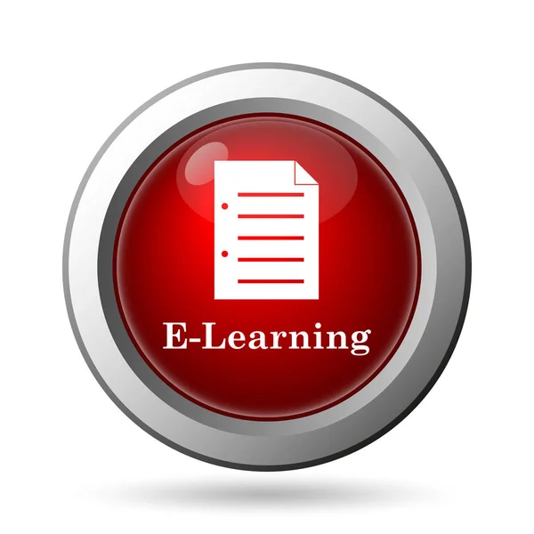 Icona e-learning — Foto Stock