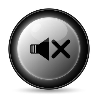 Ses simge yok. Beyaz arka plan üzerinde Internet düğmesi