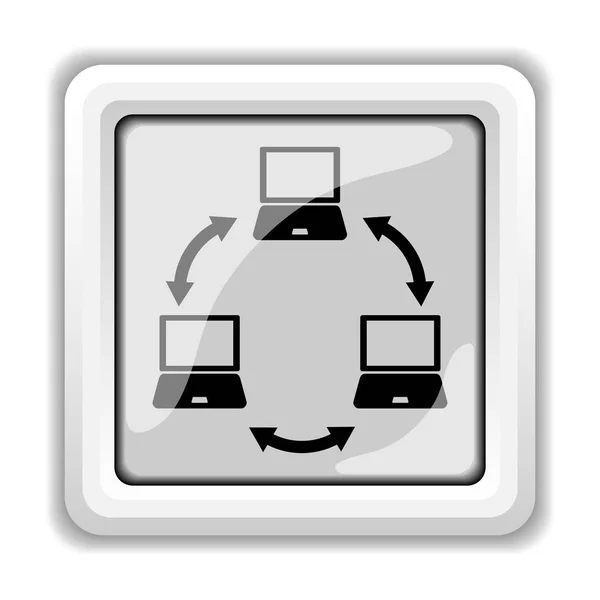 Computer network icon — Stock Photo, Image