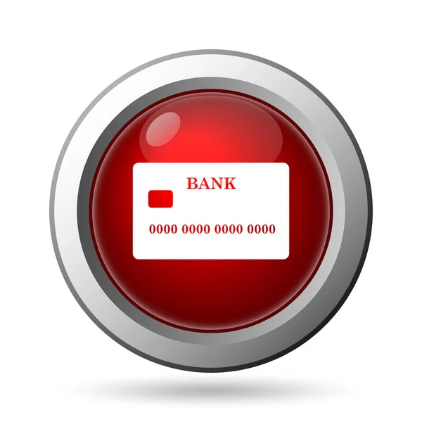 Card Icon Internet Button White Background — Stock Photo, Image