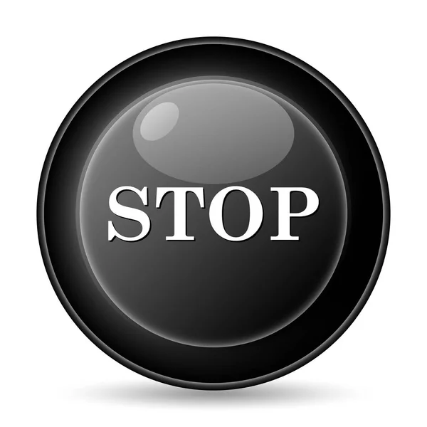 Icona di stop — Foto Stock