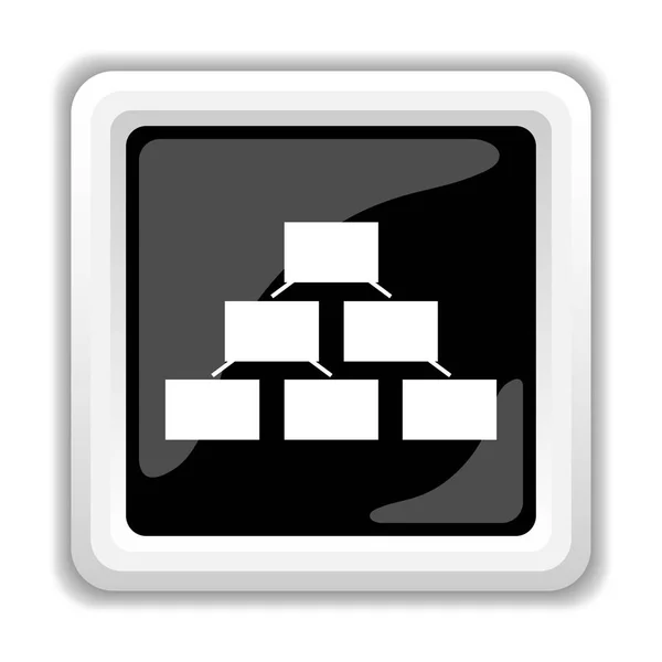 Icono del organigrama —  Fotos de Stock
