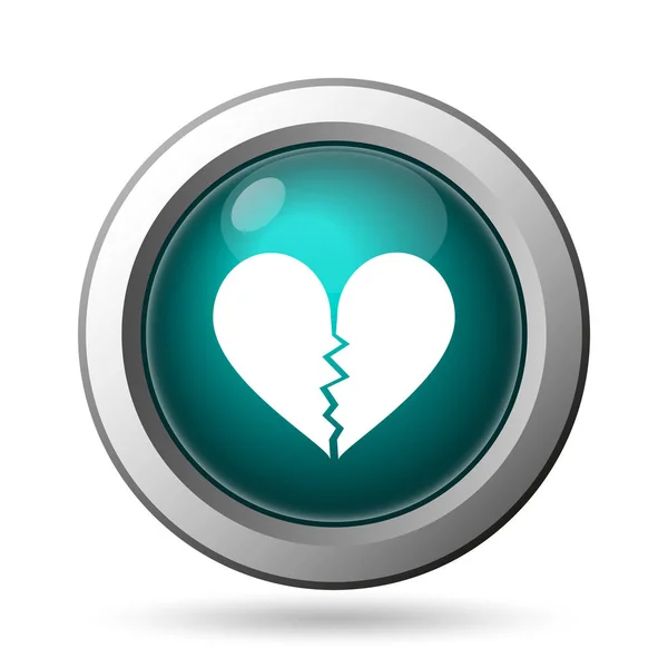 Broken heart icon — Stock Photo, Image