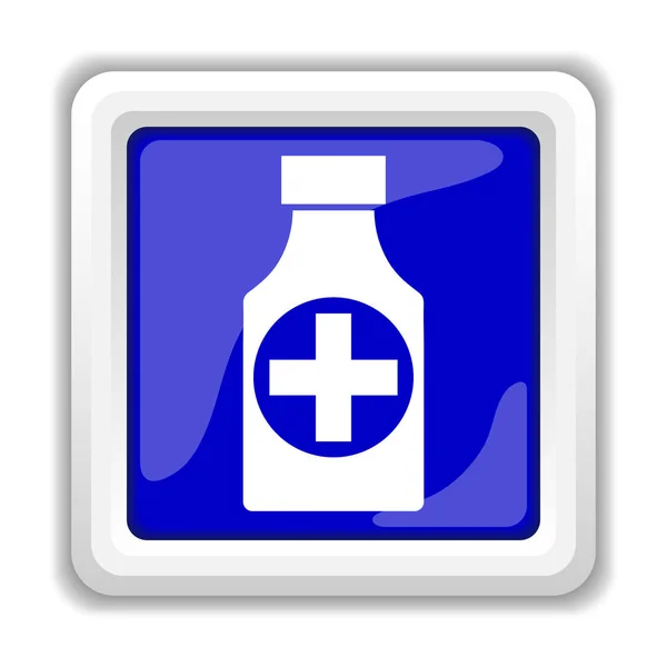 Pillen fles pictogram — Stockfoto