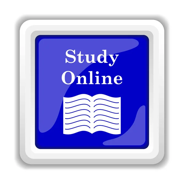 Studeren online pictogram — Stockfoto