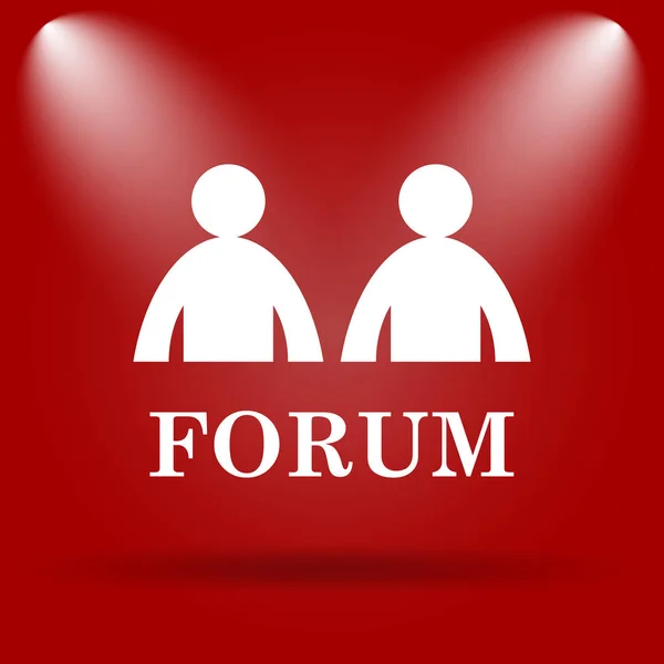 Forum ikona — Zdjęcie stockowe