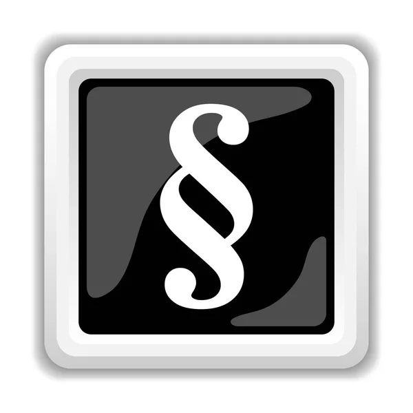 Paragraph icon — Stock Photo, Image