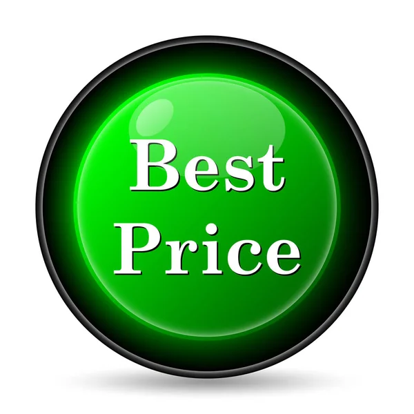 Иконка Лучшей Цены Кнопка Интернет Белом Фоне — стоковое фото
