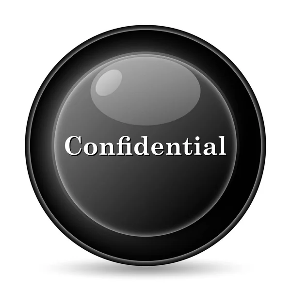 Конфиденциальная икона — стоковое фото