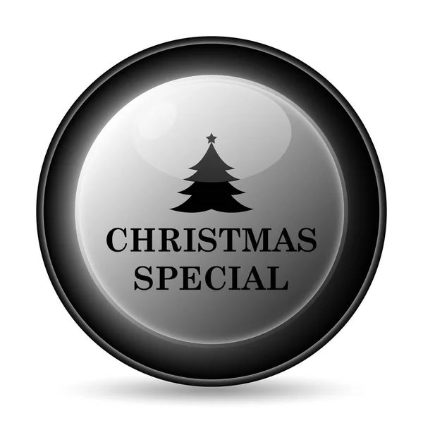 Christmas Special Icon Internet Button White Background — Stock Photo, Image