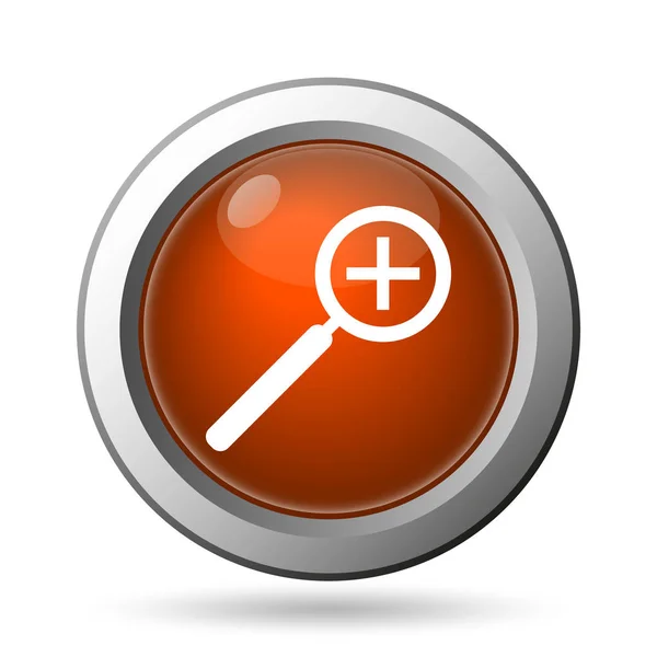 Zoom Icon Internet Button White Background — Stock Photo, Image