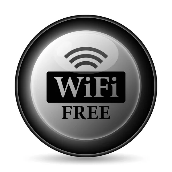 Wifi Free Icon Internet Taste Auf Weißem Hintergrund — Stockfoto