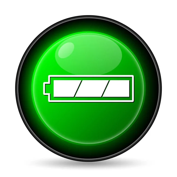 Fully charged battery icon — Zdjęcie stockowe