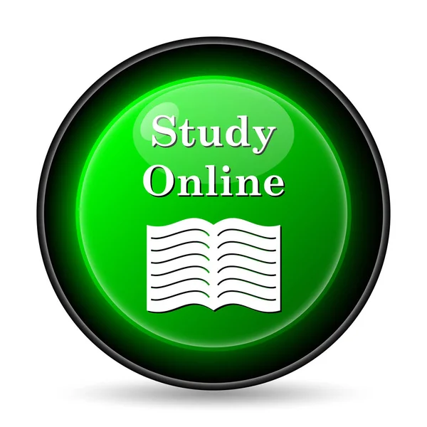 Online-Ikone studieren — Stockfoto