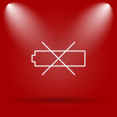 boş bir pil simgesi