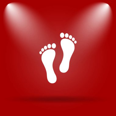 ayak yazdırma simgesi