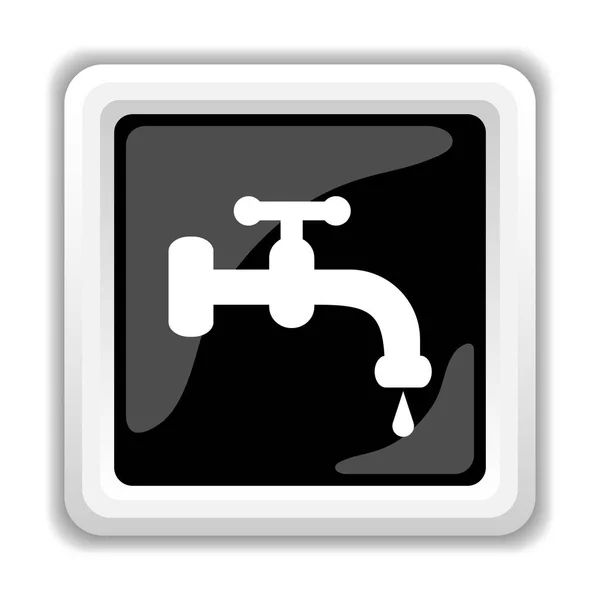 Ícone da torneira de água — Fotografia de Stock