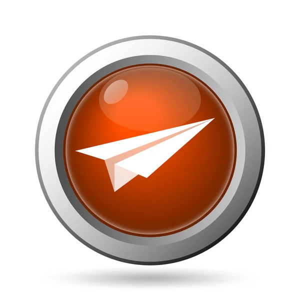 Paper plane icon — Stock Photo, Image