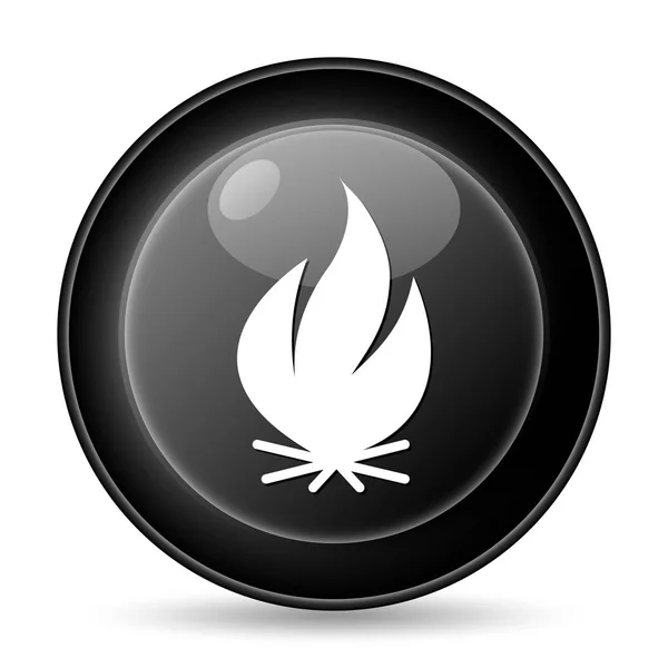 Fire icon — Stock Photo, Image