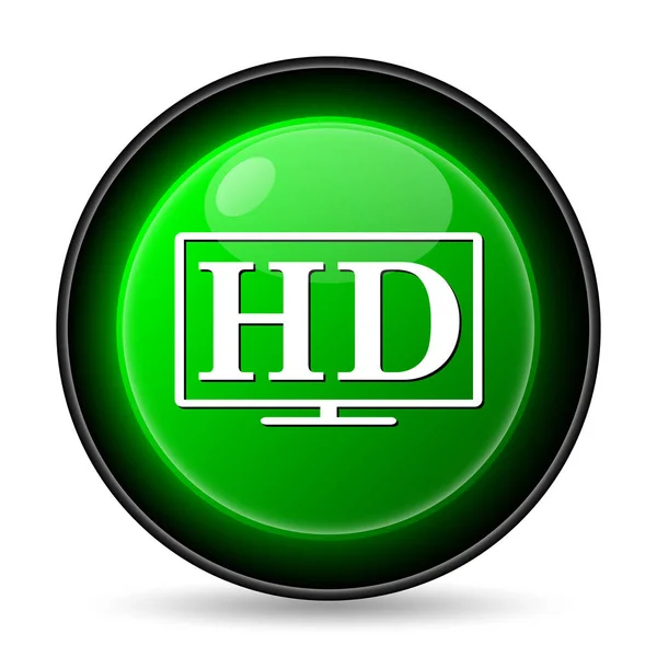 Hd icona tv — Foto Stock