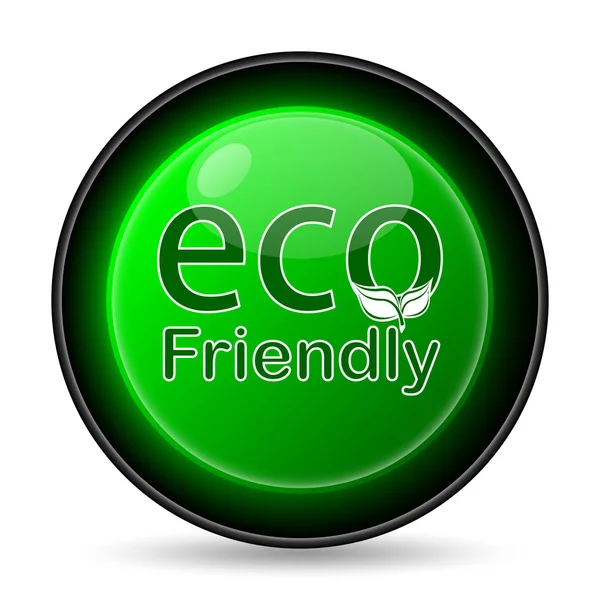 Umweltfreundliche Ikone Internet Taste Auf Weißem Hintergrund — Stockfoto