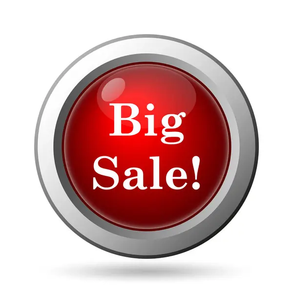 Big Sale Icon Internet Button White Background — Stock Photo, Image