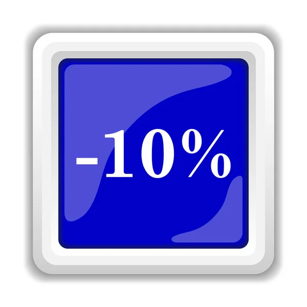 10 percent discount icon — Stock Photo, Image