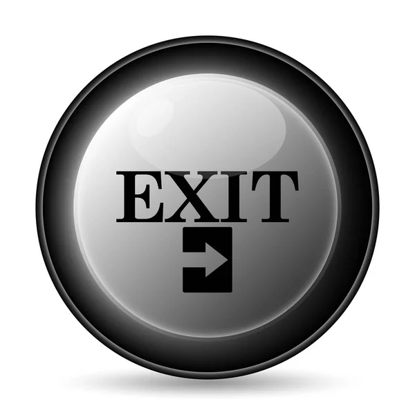 Exit Icon Internet Button White Background — Stock Photo, Image