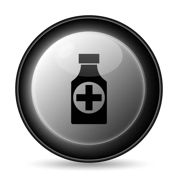 Pílulas ícone garrafa — Fotografia de Stock