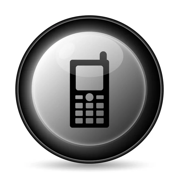 Мобільний телефон значок — стокове фото