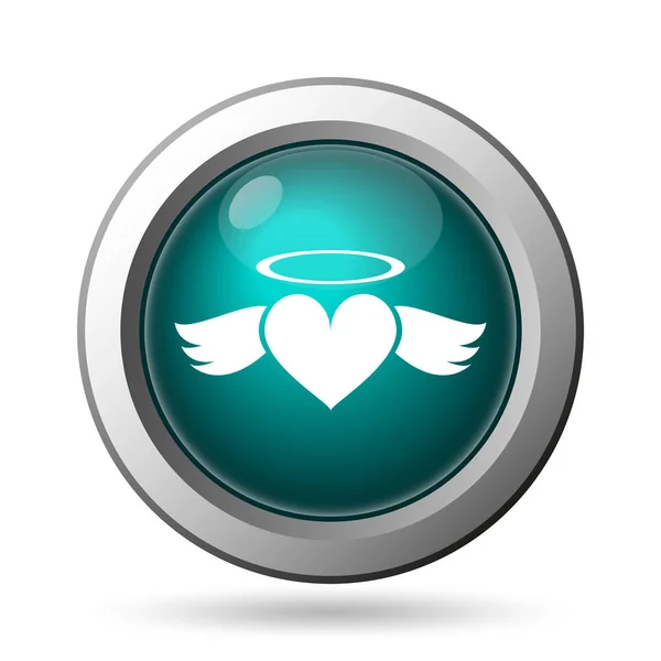 Hart angel pictogram — Stockfoto