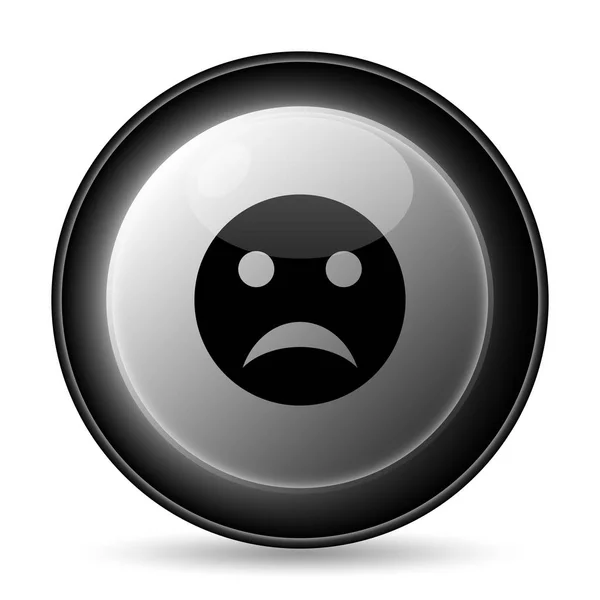 Sad smiley icon — Fotografie, imagine de stoc